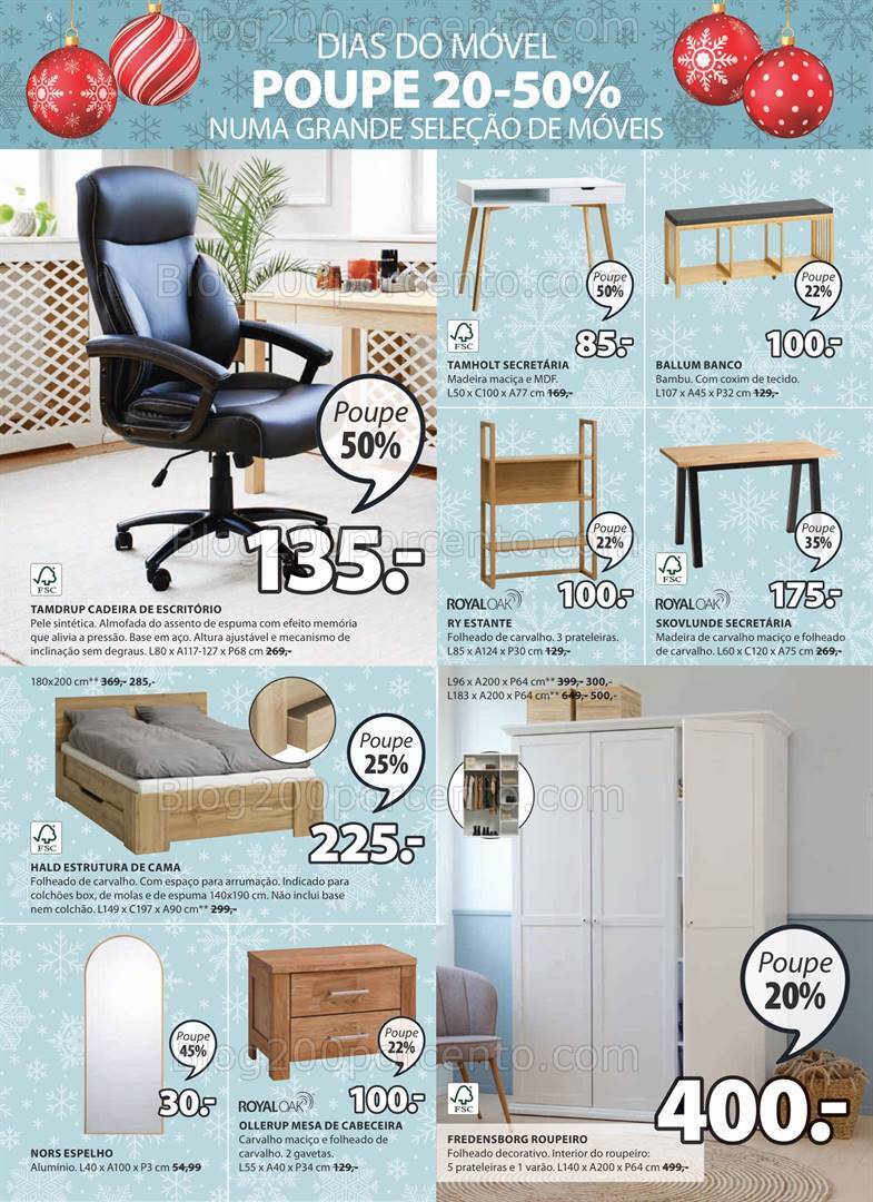 Antevisão Folheto JYSK Natal Promoções até 27 dezembro