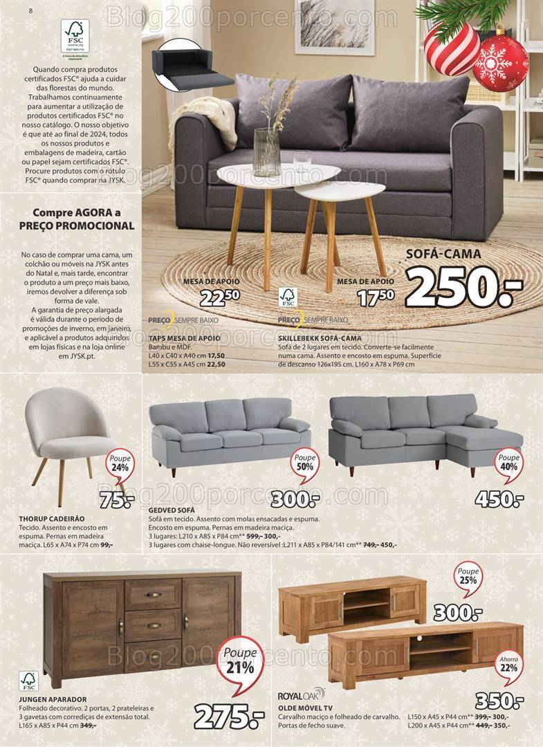 Antevisão Folheto JYSK Natal Promoções até 27 dezembro
