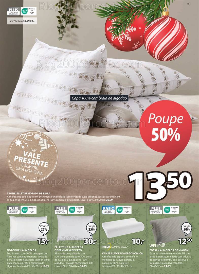 Antevisão Folheto JYSK Natal Promoções até 27 dezembro