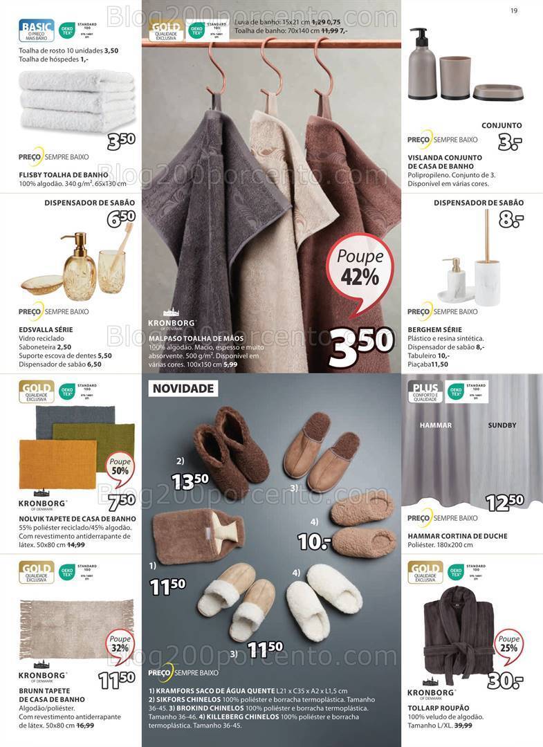 Antevisão Folheto JYSK Natal Promoções até 27 dezembro