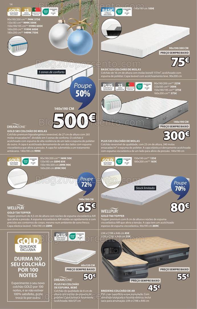 Antevisão Folheto JYSK Natal Promoções de 12 dezembro a 8 janeiro