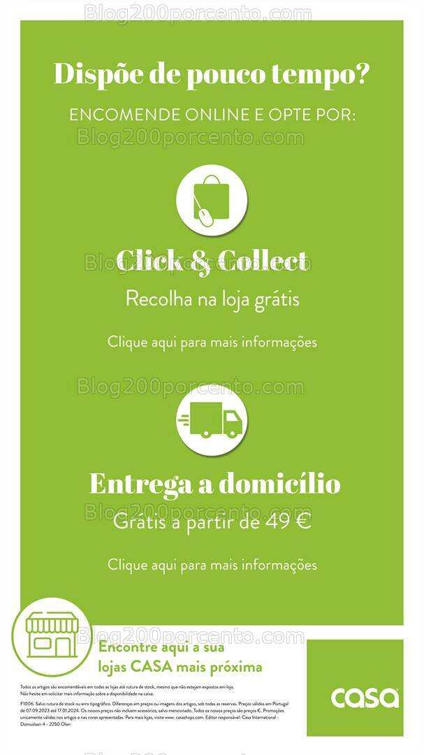 Antevisão Folheto CASA Promoções de 7 setembro a 17 janeiro