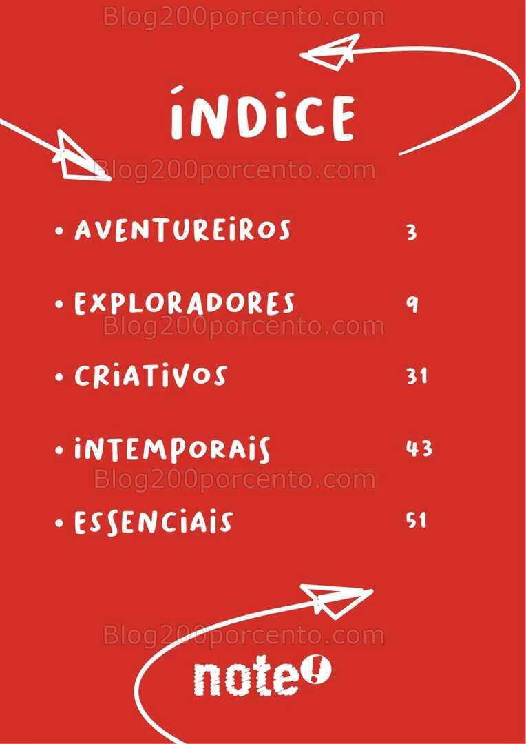 Antevisão Catálogo NOTE Regresso às Aulas 2023 - 2024