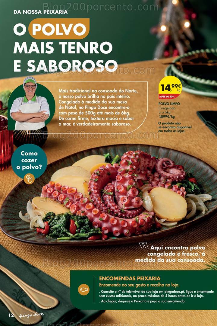 Antevisão Folheto PINGO DOCE Catálogo de Natal Promoções até 31 dezembro