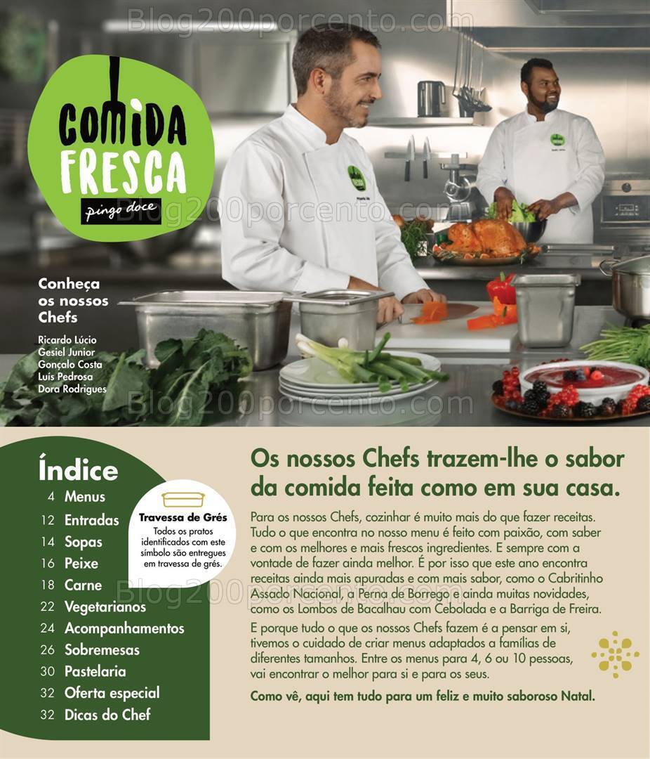 Antevisão Folheto PINGO DOCE Take Away Natal e Ano Novo - 14 novembro a 26 dezembro