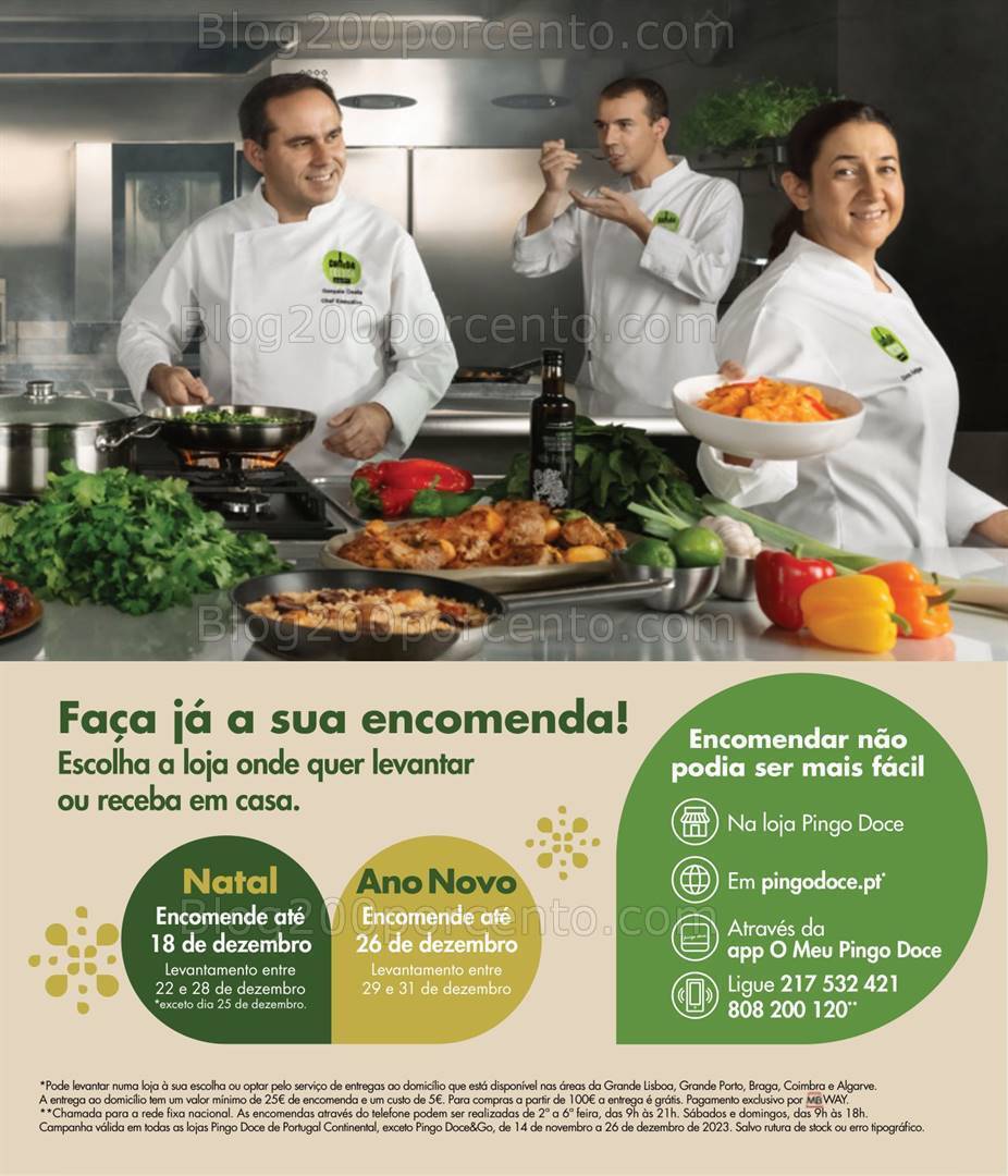 Antevisão Folheto PINGO DOCE Take Away Natal e Ano Novo - 14 novembro a 26 dezembro