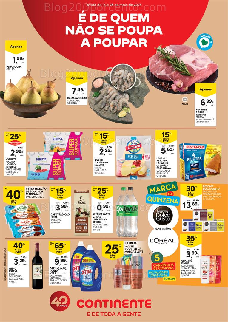 Antevisão Folheto CONTINENTE Açores Promoções de 15 a 28 maio all