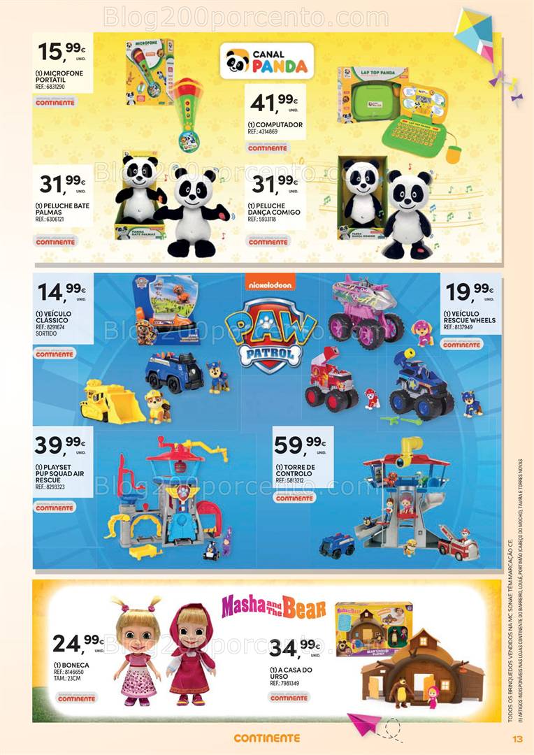 Antevisão Folheto CONTINENTE Dia da Criança Promoções de 13 maio a 1 junho brinquedos