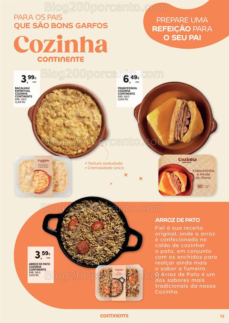 Antevisão Folheto CONTINENTE Dia do Pai Promoções de 4 a 19 março