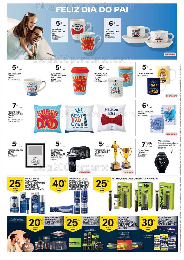 Antevisão Folheto CONTINENTE Dia do Pai Promoções de 12 a 18 março
