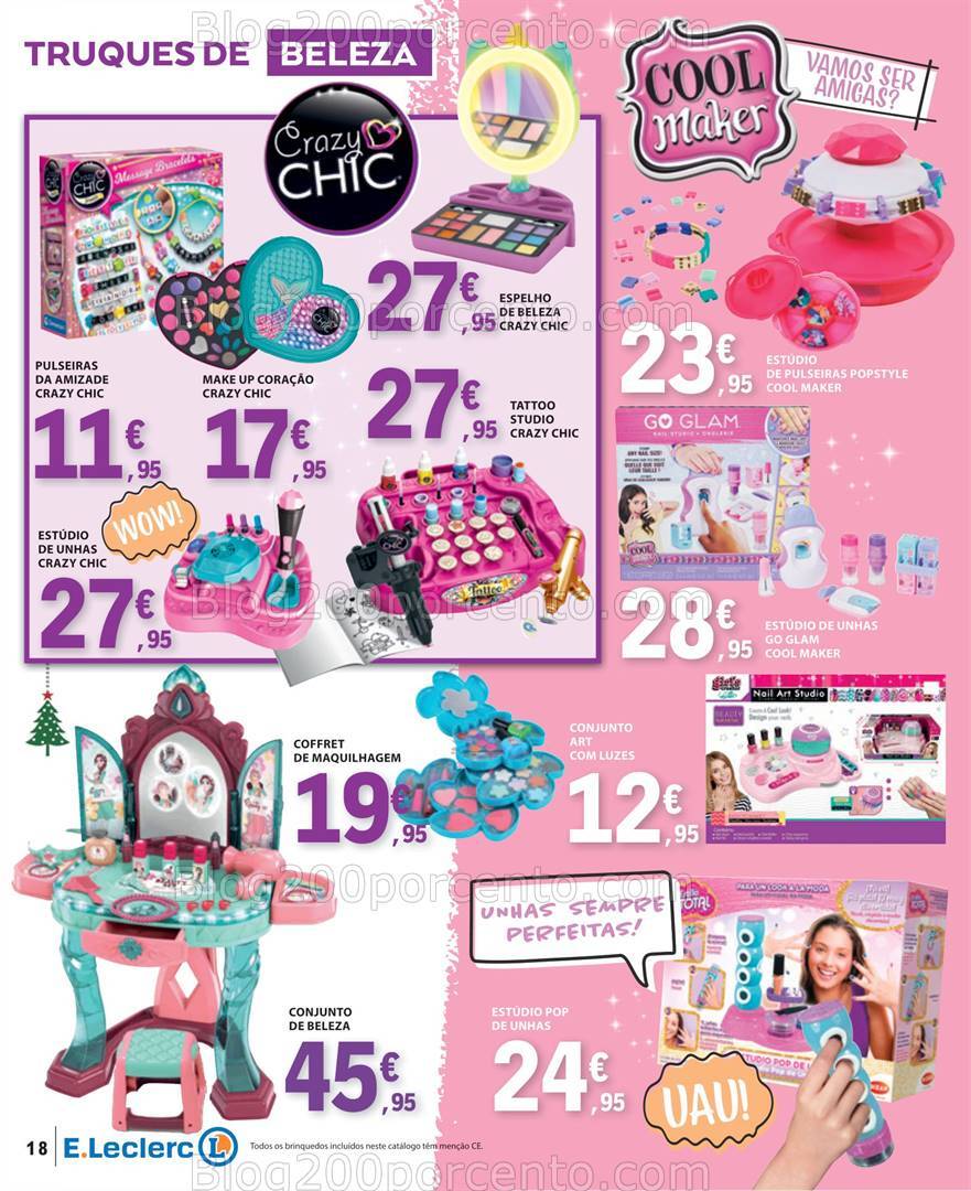 Antevisão Folheto E-LECLERC Brinquedos Natal - 12 novembro a 24 dezembro