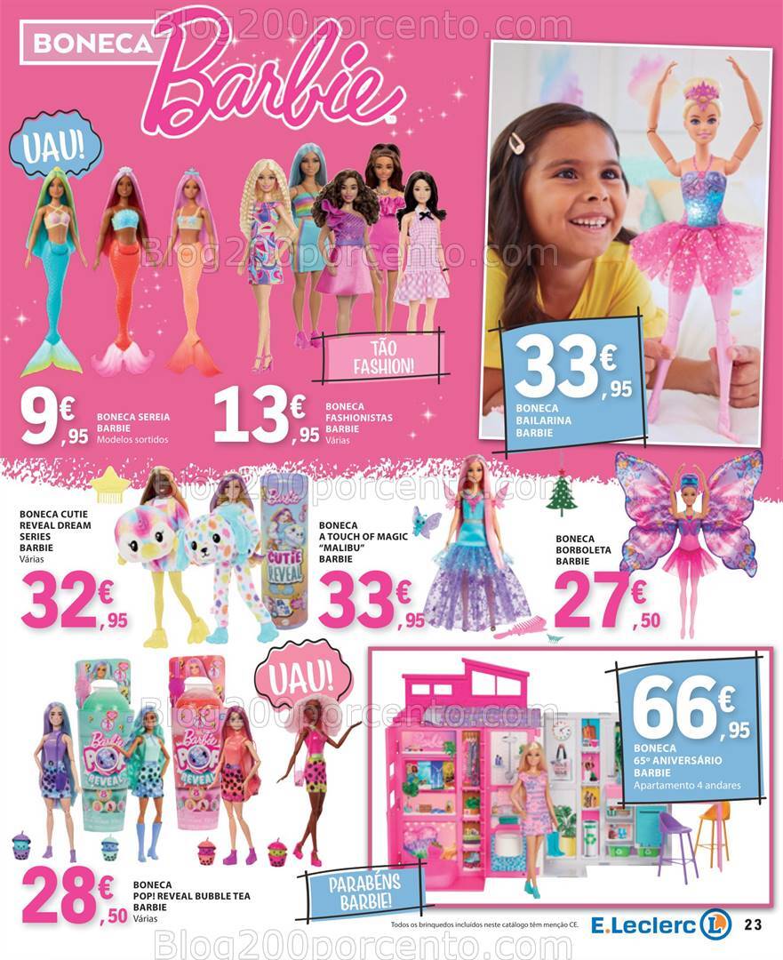 Antevisão Folheto E-LECLERC Brinquedos Natal - 12 novembro a 24 dezembro