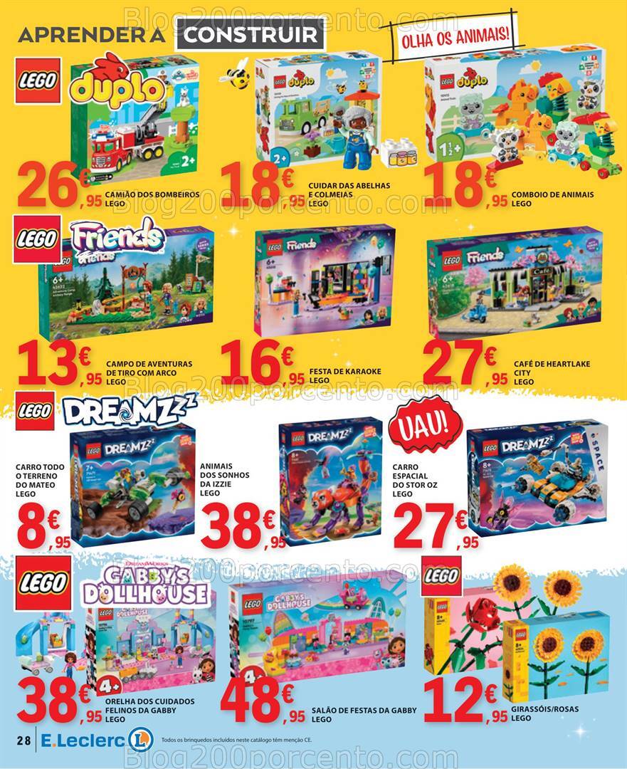 Antevisão Folheto E-LECLERC Brinquedos Natal - 12 novembro a 24 dezembro