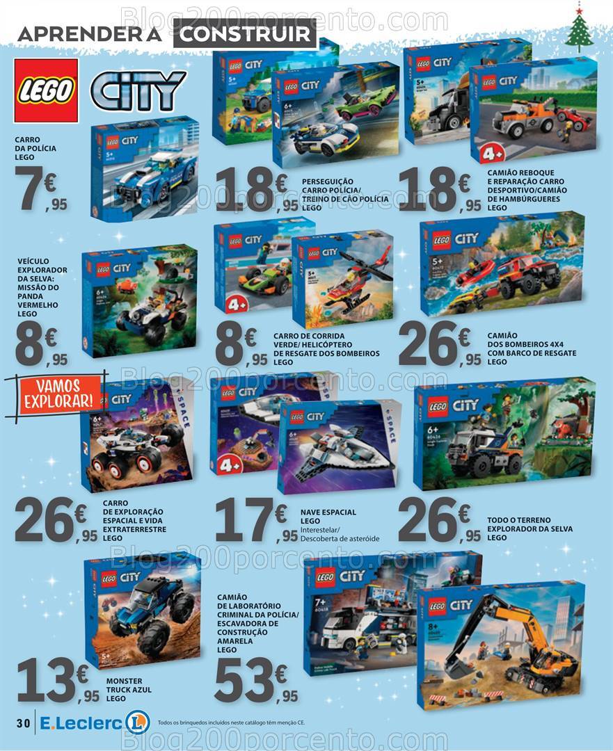 Antevisão Folheto E-LECLERC Brinquedos Natal - 12 novembro a 24 dezembro