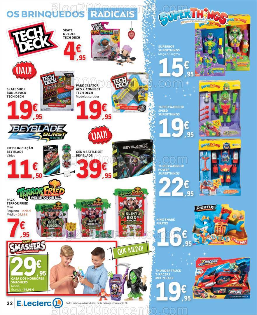 Antevisão Folheto E-LECLERC Brinquedos Natal - 12 novembro a 24 dezembro