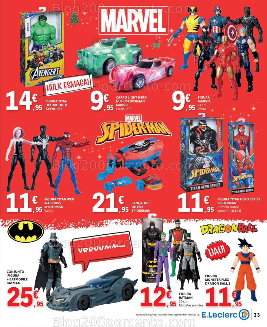 Antevisão Folheto E-LECLERC Brinquedos Natal - 12 novembro a 24 dezembro