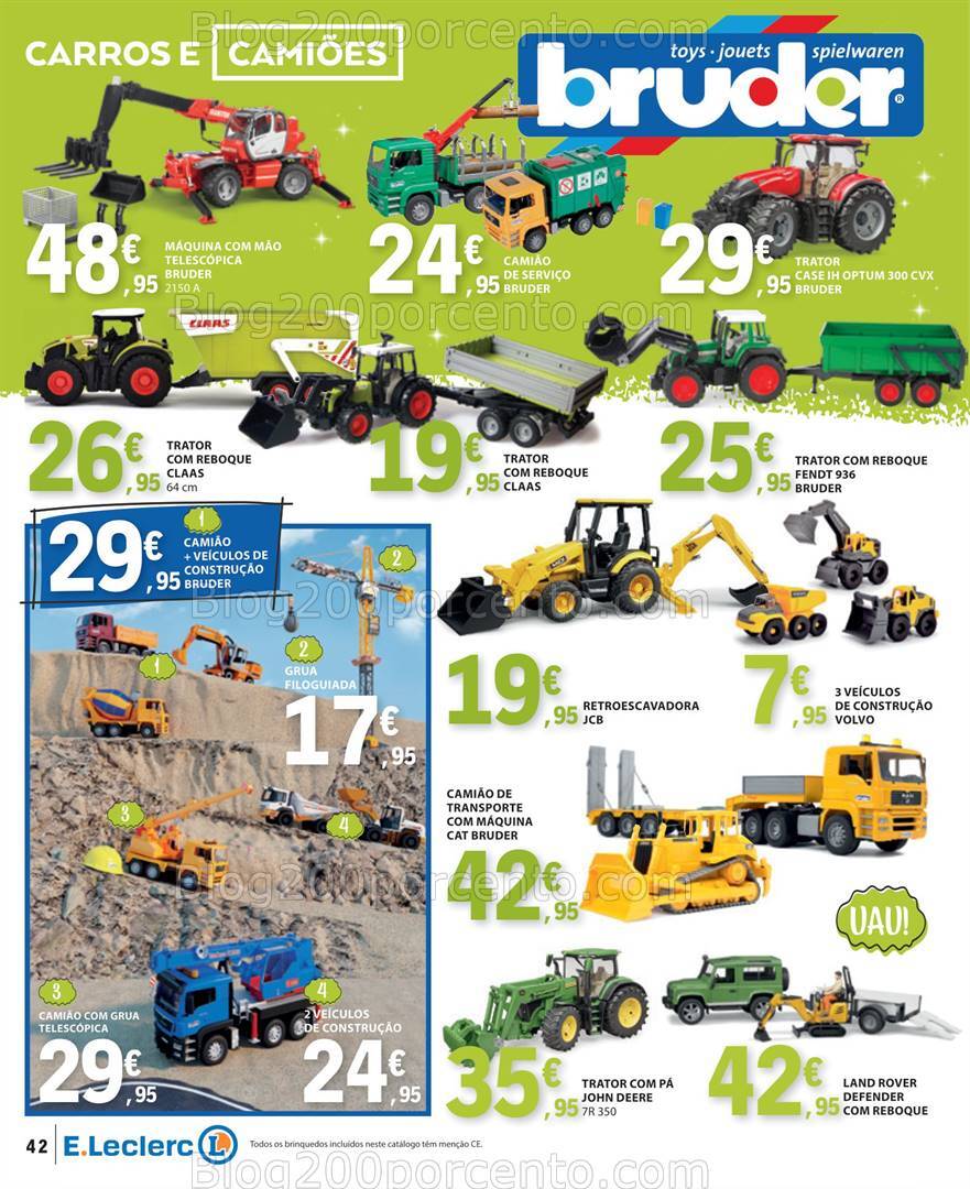 Antevisão Folheto E-LECLERC Brinquedos Natal - 12 novembro a 24 dezembro