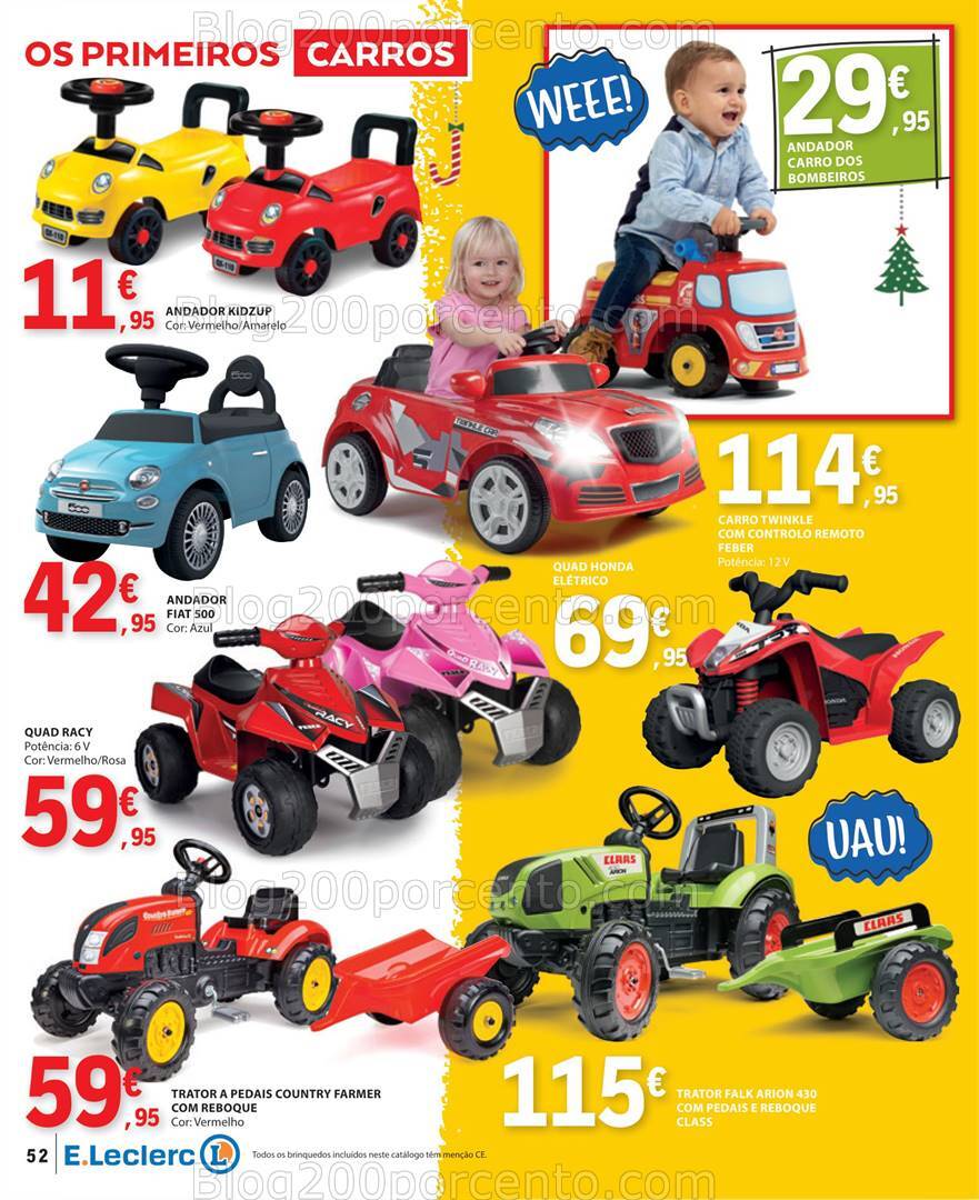 Antevisão Folheto E-LECLERC Brinquedos Natal - 12 novembro a 24 dezembro