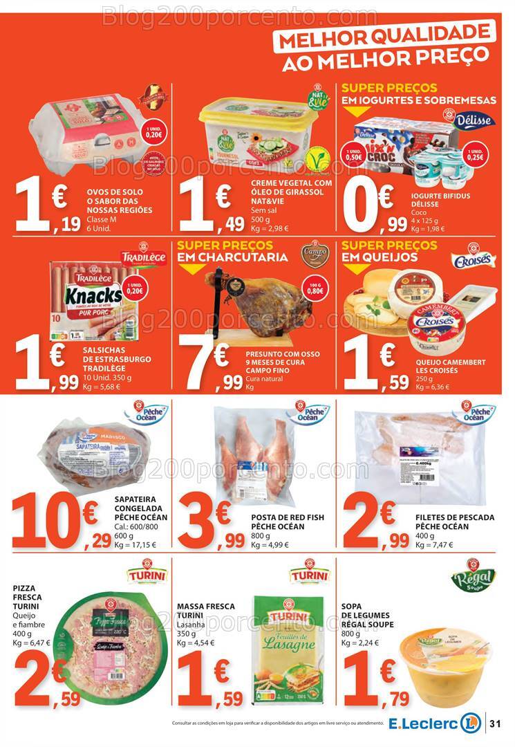 Antevisão Folheto E-LECLERC Especial Marca Própria Promoções de 29 agosto a 4 setembro