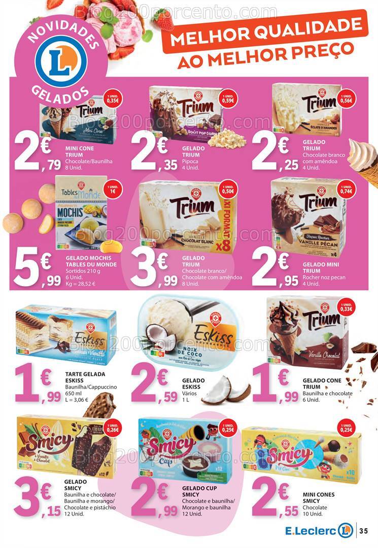 Antevisão Folheto E-LECLERC Especial Marca Própria Promoções de 29 agosto a 4 setembro