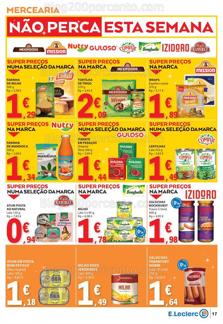 Antevisão Folheto E-LECLERC Promoções de 5 a 11 dezembro