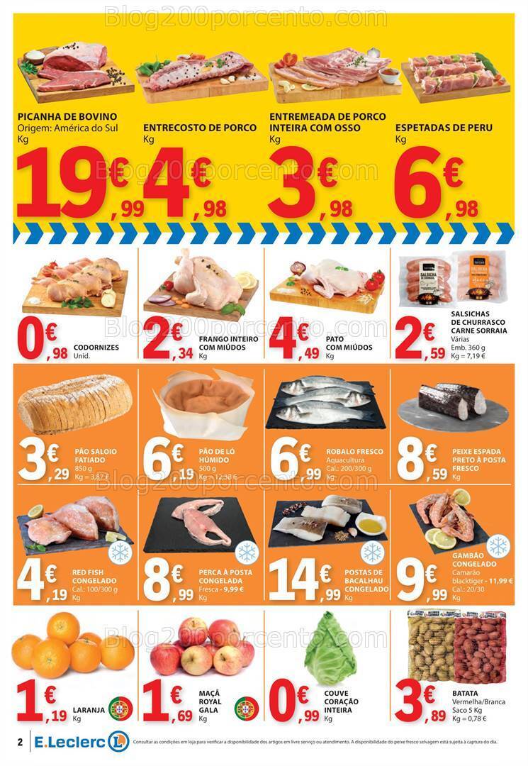 Antevisão Folheto E-LECLERC Promoções Fim de Semana - 5 a 7 janeiro