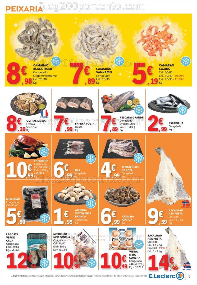Antevisão Folheto E-LECLERC Natal Promoções de 19 a 24 dezembro