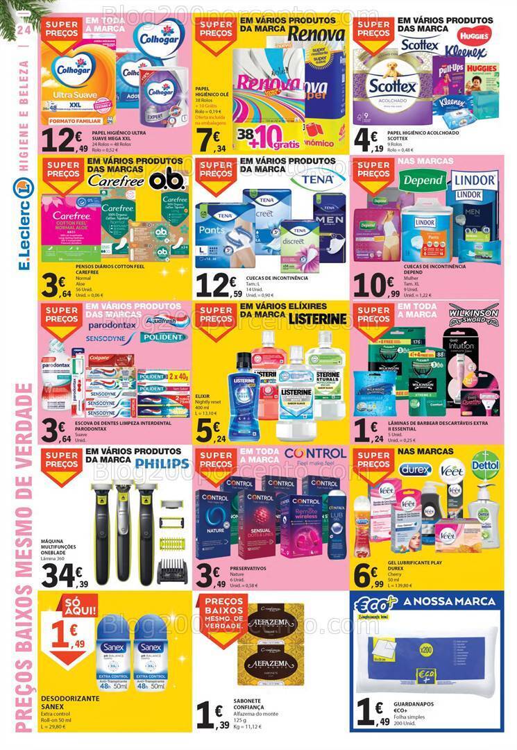 Antevisão Folheto E-LECLERC Natal e Ano Novo Promoções de 21 a 31 dezembro