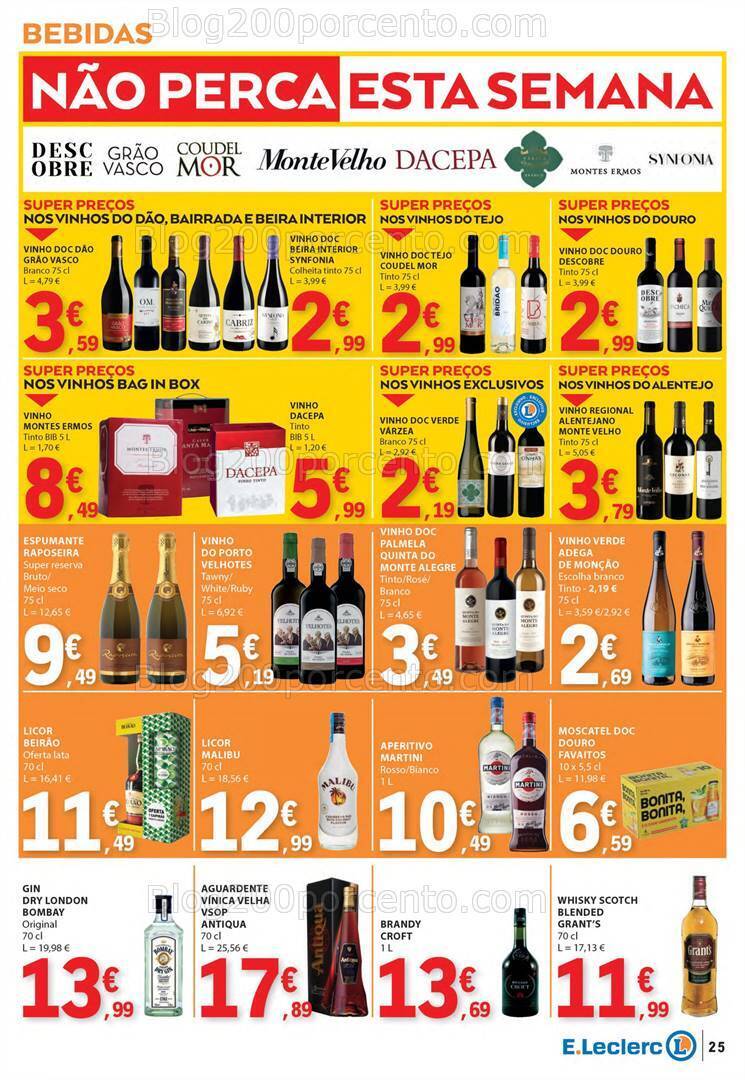 Antevisão Folheto E-LECLERC Promoções de 25 a 31 janeiro