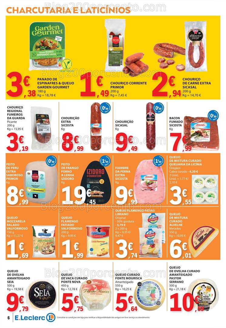 Antevisão Folheto E-LECLERC Promoções de 6 a 12 março