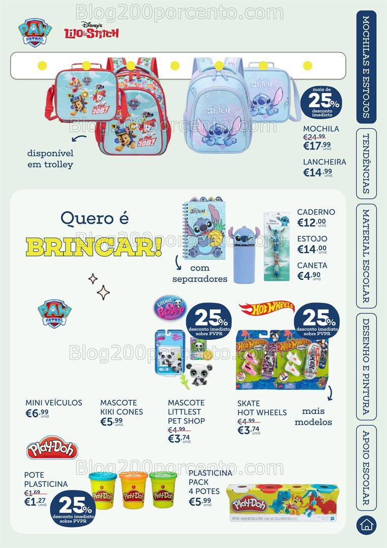 Antevisão Folheto NOTE Regresso às Aulas Promoções de 1 agosto a 23 setembro