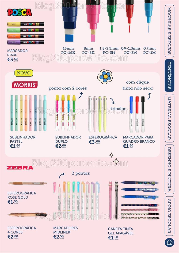 Antevisão Folheto NOTE Regresso às Aulas Promoções de 1 agosto a 23 setembro