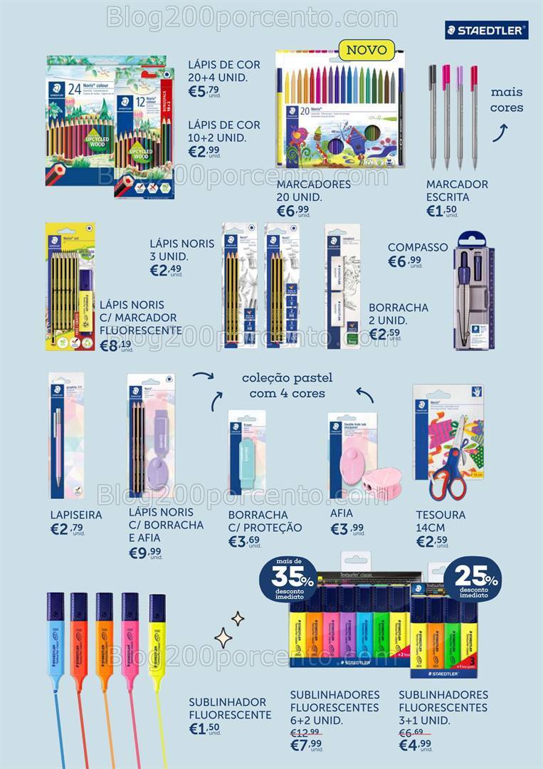 Antevisão Folheto NOTE Regresso às Aulas Promoções de 1 agosto a 23 setembro