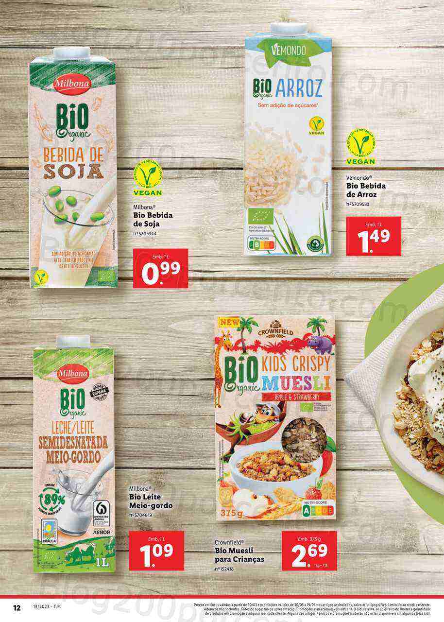 Antevisão Folheto LIDL Especial BIO Promoções de 30 março a 19 abril