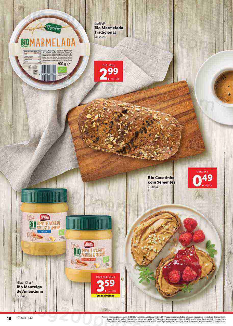 Antevisão Folheto LIDL Especial BIO Promoções de 30 março a 19 abril