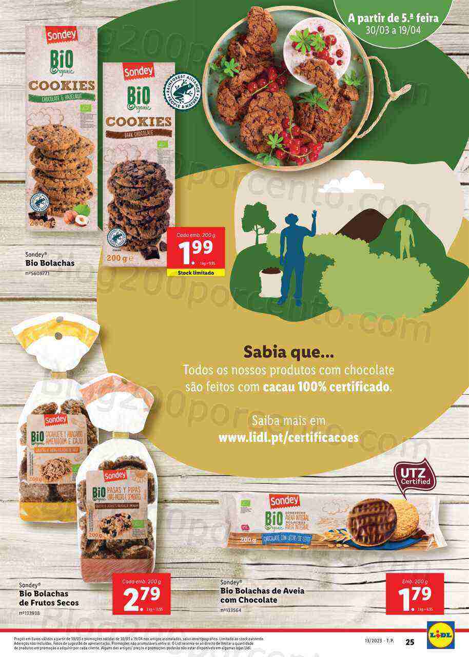 Antevisão Folheto LIDL Especial BIO Promoções de 30 março a 19 abril