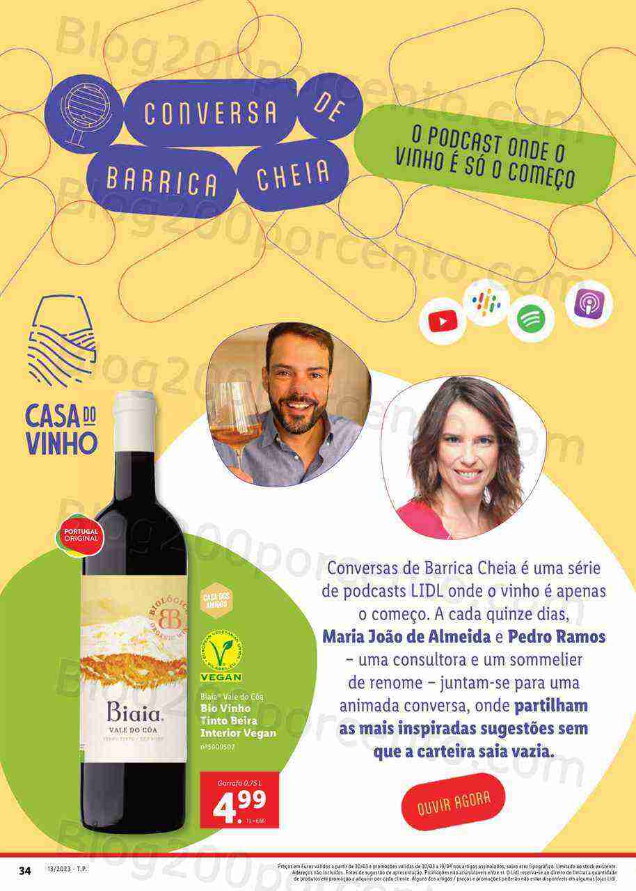 Antevisão Folheto LIDL Especial BIO Promoções de 30 março a 19 abril