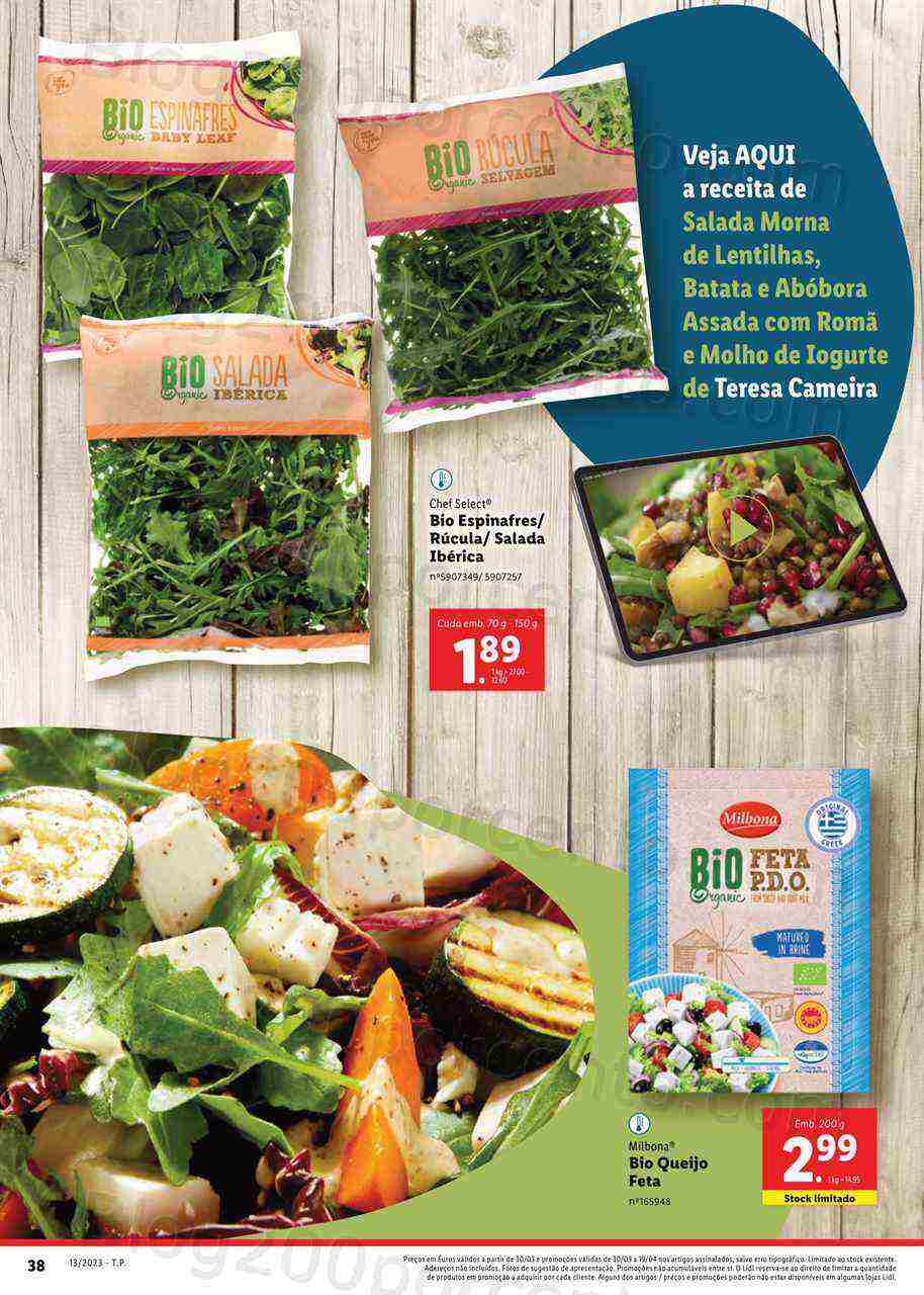 Antevisão Folheto LIDL Especial BIO Promoções de 30 março a 19 abril