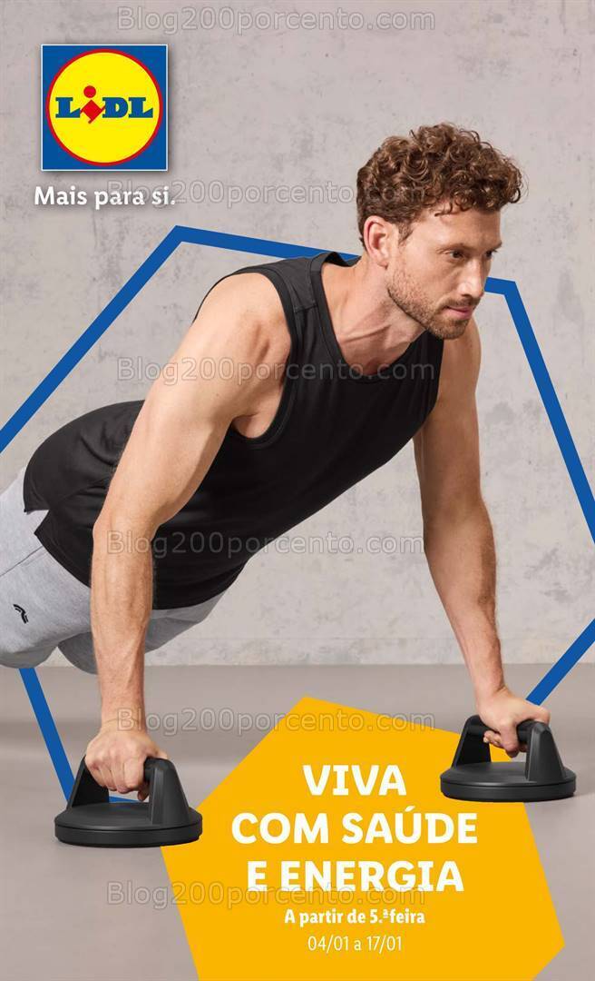 Antevisão Folheto LIDL Desporto e Vida Saudável Promoções de 4 a 17 janeiro