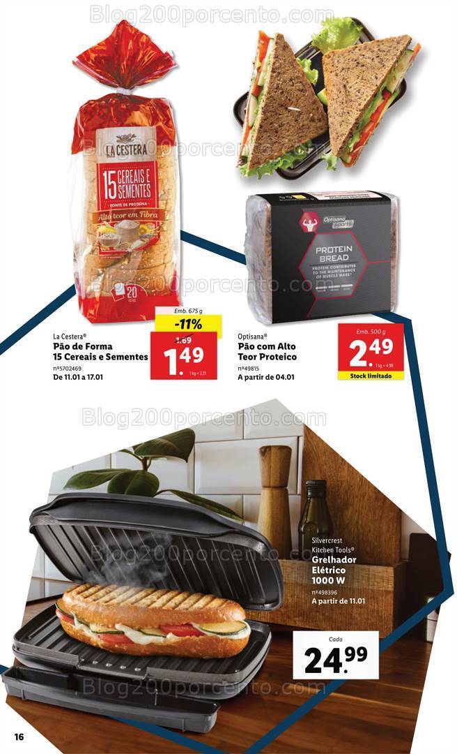 Antevisão Folheto LIDL Desporto e Vida Saudável Promoções de 4 a 17 janeiro