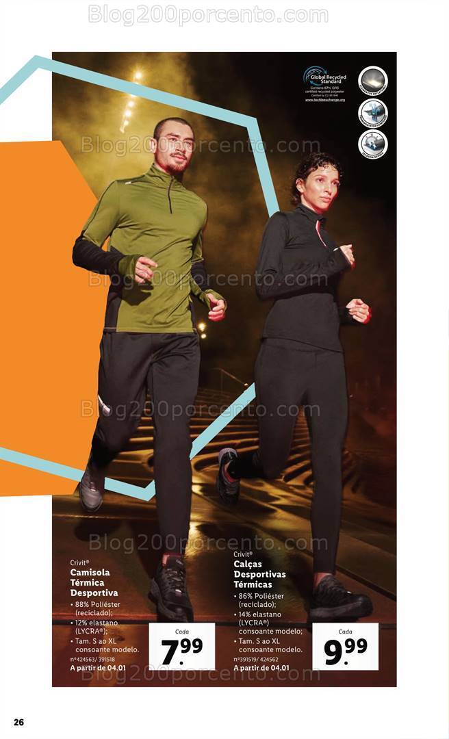 Antevisão Folheto LIDL Desporto e Vida Saudável Promoções de 4 a 17 janeiro