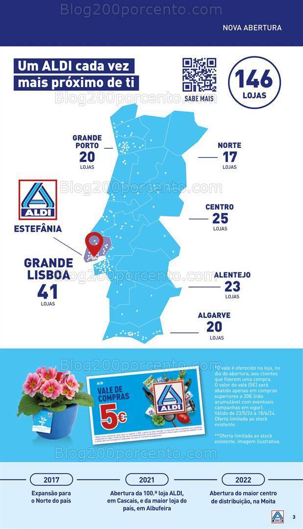 Antevisão Folheto ALDI Bazar Abertura Promoções de 22 a 28 maio