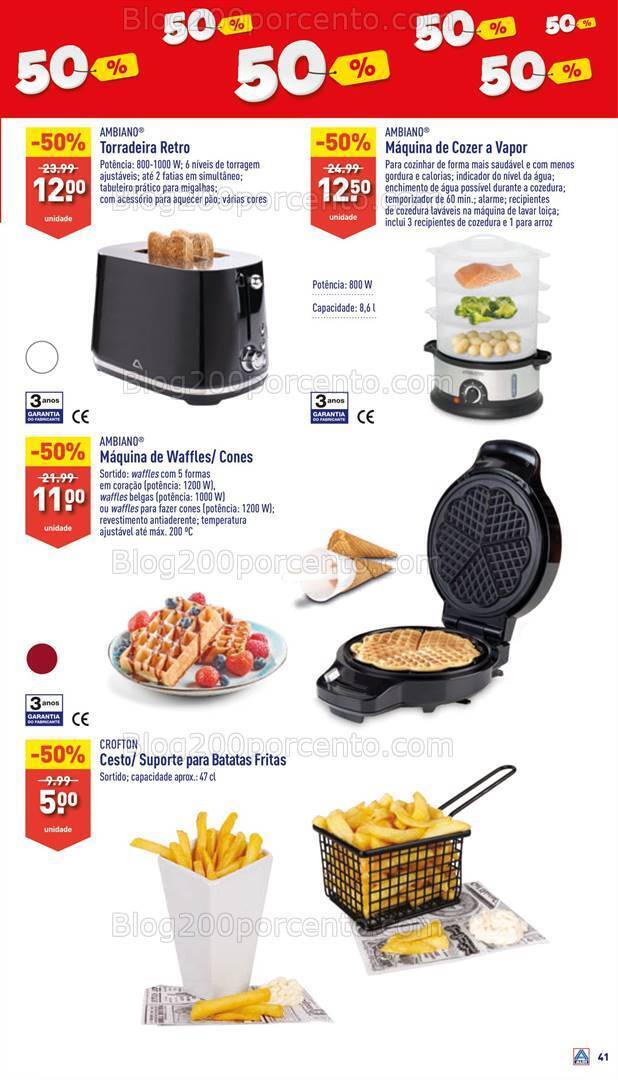 Antevisão Folheto ALDI Bazar Abertura Promoções de 22 a 28 maio