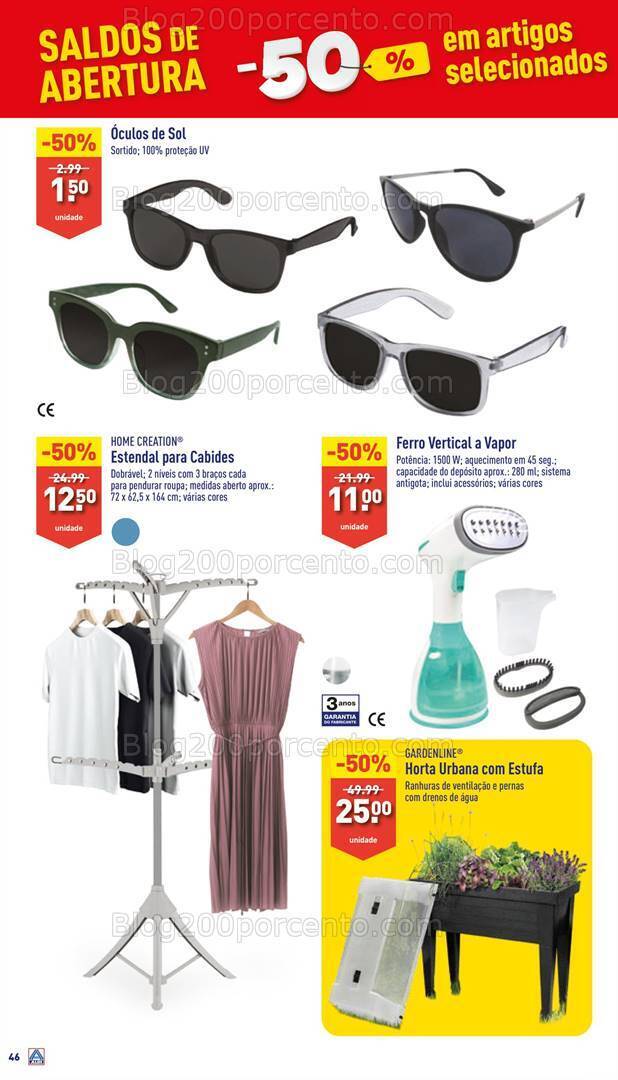 Antevisão Folheto ALDI Bazar Abertura Promoções de 22 a 28 maio