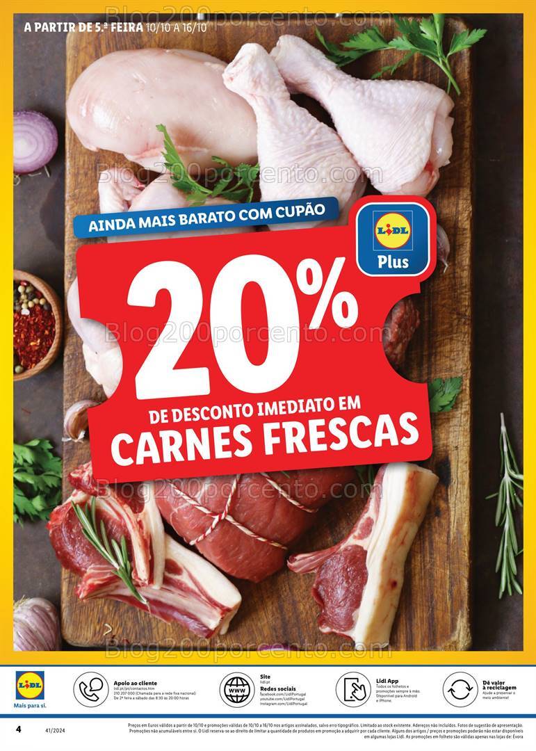 Antevisão Folheto LIDL Extra Évora Promoções de 10 a 16 outubro