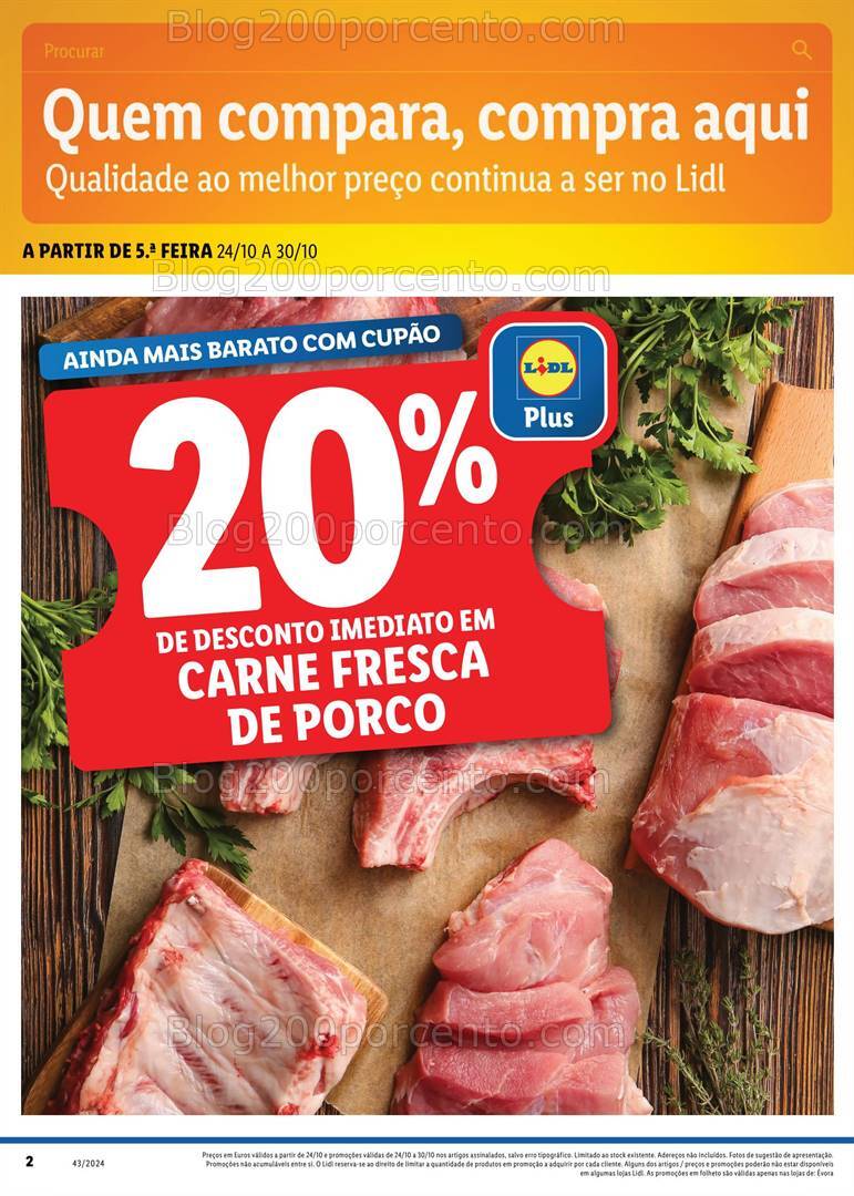 Antevisão Folheto LIDL Extra Évora Promoções 24 a 30 outubro