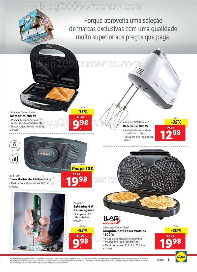 Antevisão Folheto LIDL Extra Promoções de 30 novembro a 6 dezembro