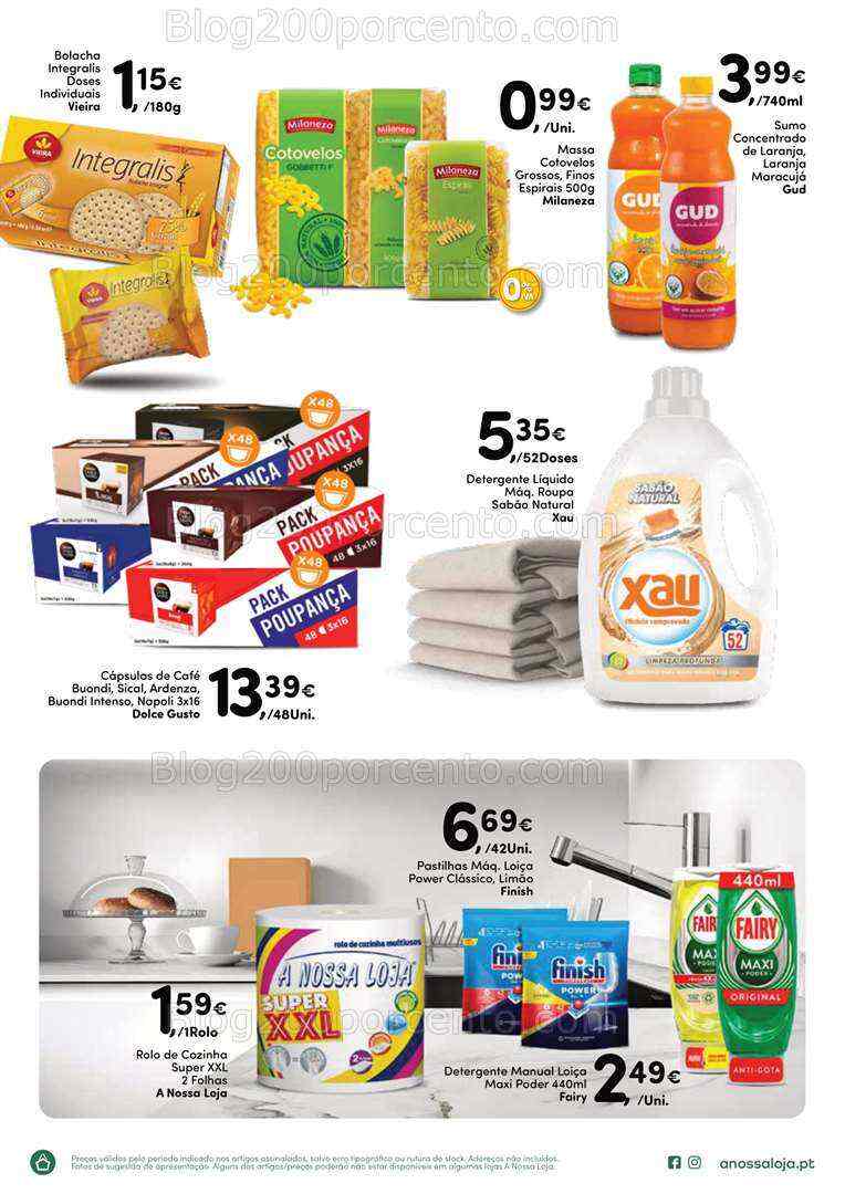 Antevisão Folheto A NOSSA LOJA Promoções de 1 a 5 julho