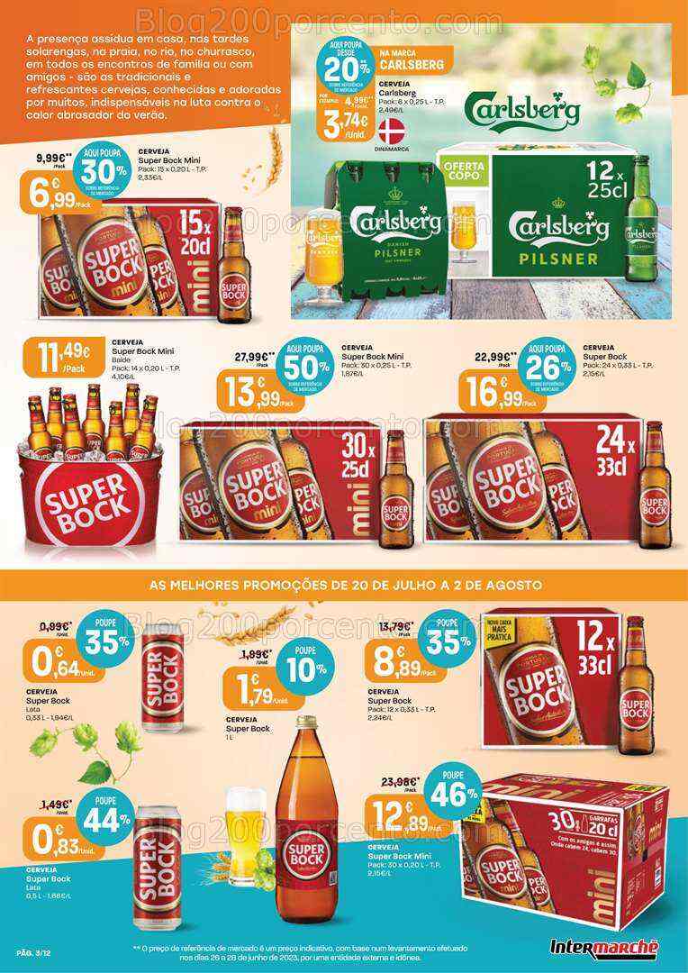 Antevisão Folheto INTERMARCHÉ Especial Mariscos Promoções de 20 julho a 2 agosto