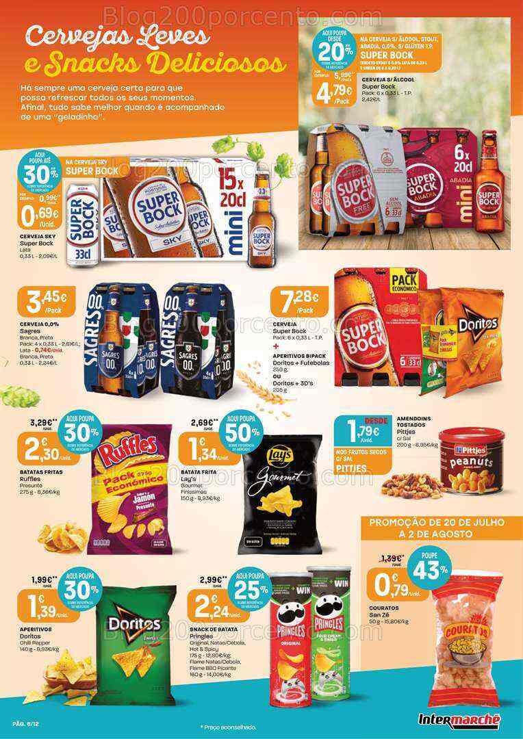 Antevisão Folheto INTERMARCHÉ Especial Mariscos Promoções de 20 julho a 2 agosto
